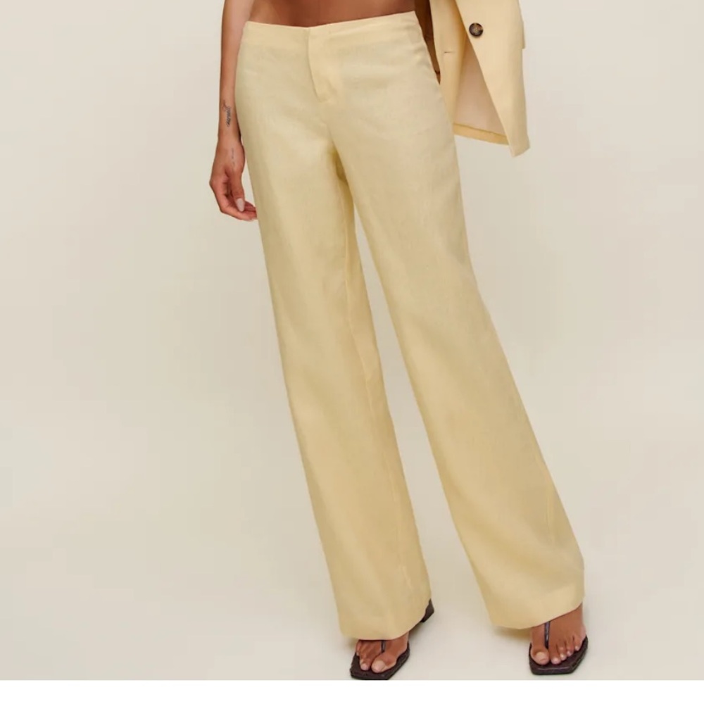 Reformation Linen pants Petites NWT
